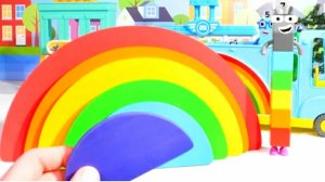 Обучающее видео для детей - изучаем счёт,  цвета и английский с помощью цифровых блоков!