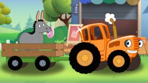 Мультики Для Детей, По Полям Катаемся и Кормим Животных Овощами