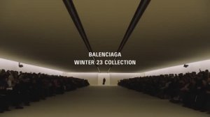 Показ женской коллекции Balenciaga осень-зима 2023-2024