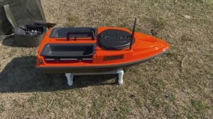 Один день из жизни теста кораблика Легенда 82 | Проверяем на воде + эхолот TOSLON TF-500