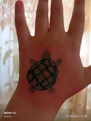 делаю аквагрим на руке