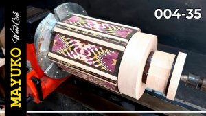 Токарные работы по дереву для начинающих Ваза из дерева своими руками  Сегментное точение по дереву