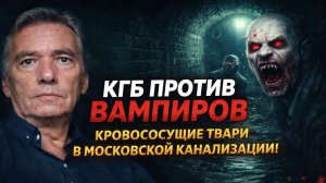 КГБ ПРОТИВ ВАМПИРОВ! КРОВОСОСУЩИЕ ТВАРИ В МОСКОВСКОЙ КАНАЛИЗАЦИИ. Жуткое дело майора КГБ