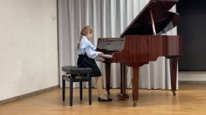 Папковская Евгения, I группа, ДШИ № 76, пгт. Бачатский, Бах И.С. Ария