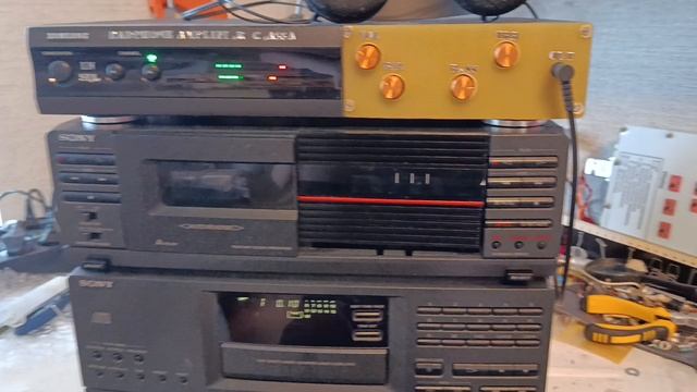 SONY D309 муз центр ( блоки TAPE + CD)