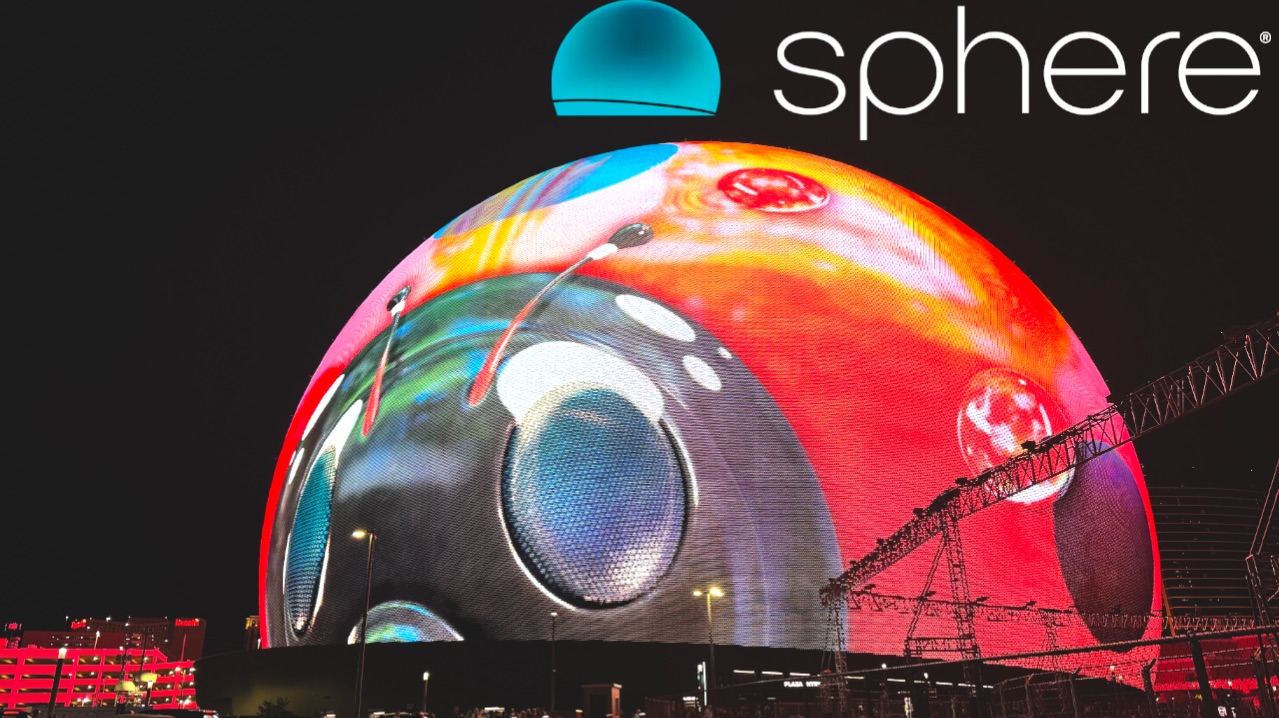 Идем в Сферу /The SPHERE/ по вечернему Лас-Вегасу