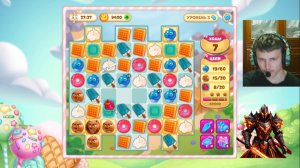 тёмный рыцарь проходил ур. в мине играх разных в долине сладостей. 16 серия.