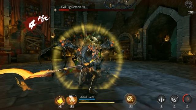 God Souls Прохождение №47 Dark Cave Evil pig Demon Ax