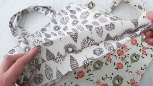 Один простой способ и две сумки за час объёмное дно. Мастер класс как сшить эко сумку шоппер.