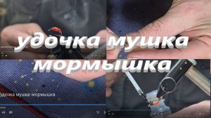Удочка мушка-мормышка.