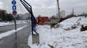 Ограждение площадки Бирюлёво для бытового городка