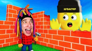 КИТАЙКА И НУБАСТЕР СТРОЯТ ДОМ ЧТОБЫ СПРЯТАТЬСЯ ОТ МОНСТРОВ!