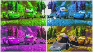 МУЛЬТИКИ: МОЛНИЯ МАККУИН танцует КОФФИН‑ДАНС в 4 ЦВЕТАХ под EDM! 🚗