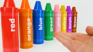 Лучшее обучающее видео для малышей "Учим цвета с сюрпризами из цветных карандашей"!