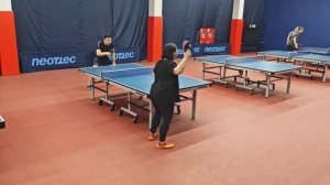 однажды Нельсон Д. - Хливнюк М. 09.03 после Парного турнира по настольному теннису, Санкт-Петербург