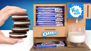 Как сделать торговый автомат для печенья «Орео» и молока своими руками