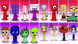 ВСЕ ФАЗЫ ПЕРСОНАЖЕЙ СПРУНКИ! НОВЫЕ ПЕРСОНАЖИ SPUNKI INCREDIBOX НОВЫЕ ПЕРСОНАЖИ АНИМАЦИИ РЕАКЦИЯ