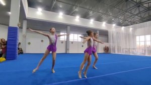 ТР 1 юношеский разряд, Бессонова - Симанская - Левинская, МАУДО ДТДиМ, Комбинированное упражнение