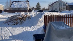 Синий погрузчик