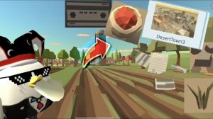 СЕКРЕТНЫЕ предметы в Чикен Ган на КАРТЕ DESERT TOWN 3 ***РАДИО***