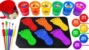 ИГРАЕМ В ЯРКИЕ СЛАЙМЫ ЗАЛИВАЕМ ЦВЕТНЫЕ СЛЕДЫ АСМР ВИДЕО ДЛЯ ДЕТЕЙ ДЕТСКИЙ КАНАЛ ИГРАЛКИ-ЗАЛИПАЛКИ