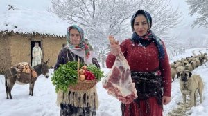 Готовим Гормэ Сабзи с бараньей ножкой и зеленью. Один день в Иранской деревне