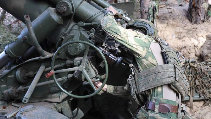 Расчет гаубицы «Гиацинт-Б» уничтожил орудие ВСУ на днепропетровском направлении