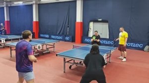 отбор Балашов/Нельсон (1373) - Снежков/Курятников (957) 09.03 настольный теннис Парный турнир