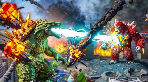 КАЙДЗЮ РАЗРУШАЕТ ГОРОДА И СРАЖАЕТСЯ С ДРУГИМИ КАЙДЗЮ - Excidio the Kaiju Simulator