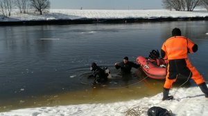 Опубликованы кадры поиска пропавших детей в Звенигороде.