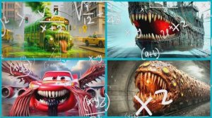 МУЛЬТИКИ: АВТОБУС‑МОНСТР vs ЗАРАЖЁННОЕ МОРЕ vs ПАРОВОЗИК ТОМАС EXE — ВЕСЁЛЫЙ БАТТЛ!