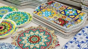 Изделия из голубой глины на  "Ладье" ...