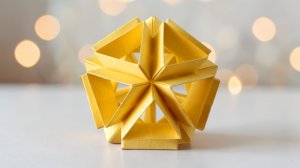 Как сделать многогранник икосаэдр оригами