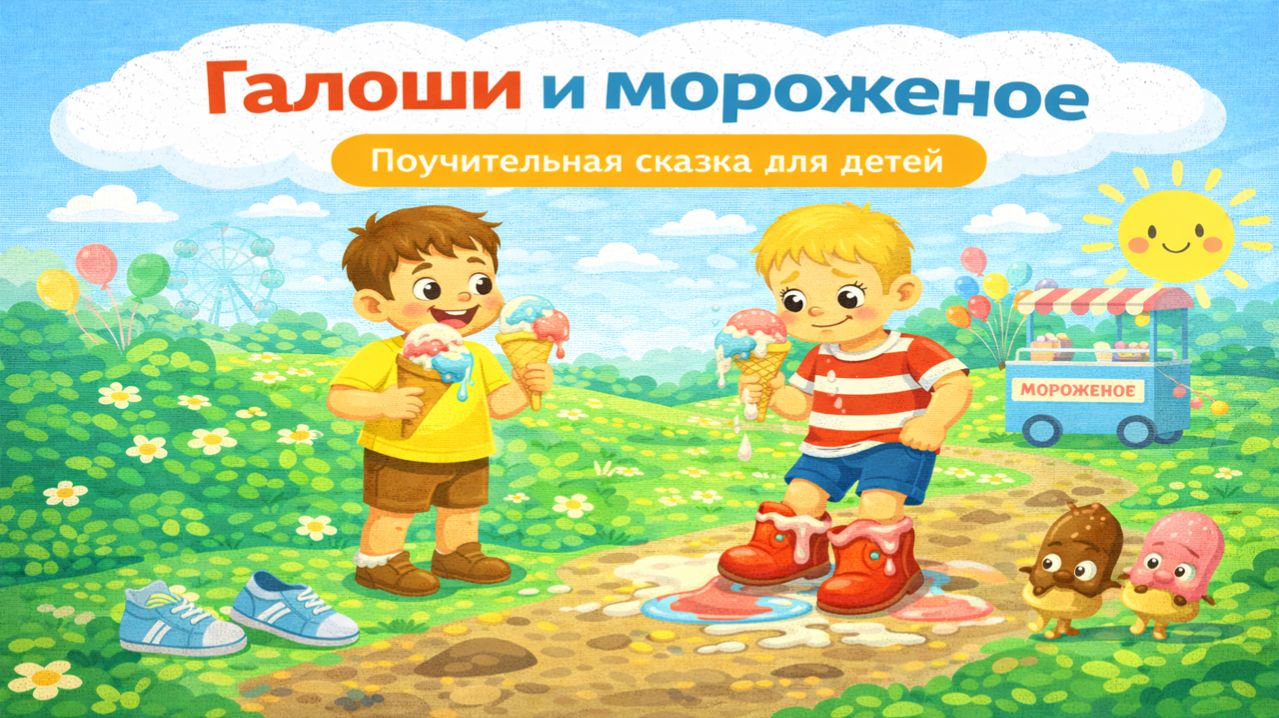 Галоши и мороженое. Сказки на ночь для детей. Сказки у камина | Аудио сказки | Поучительные сказки