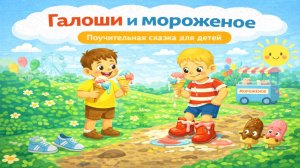 Галоши и мороженое. Сказки на ночь для детей. Сказки у камина | Аудио сказки | Поучительные сказки