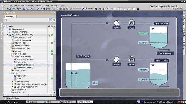18. Запись данных с помощью трассировки "Traces"
