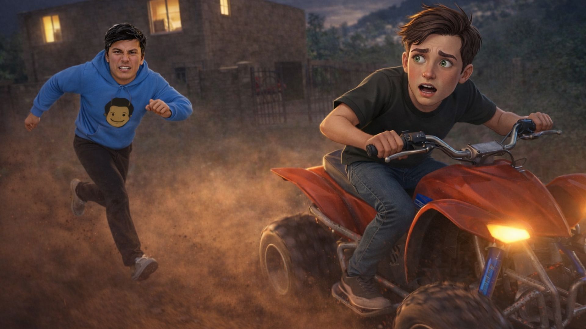 Побег от Блогера, Игра Вышла! Сбежал от Холи Баама на Квадроцикле!