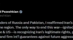 ‼️🇮🇷🇺🇸Президент Ирана требует репарации и гарантии для прекращения войны

«Единственный способ о