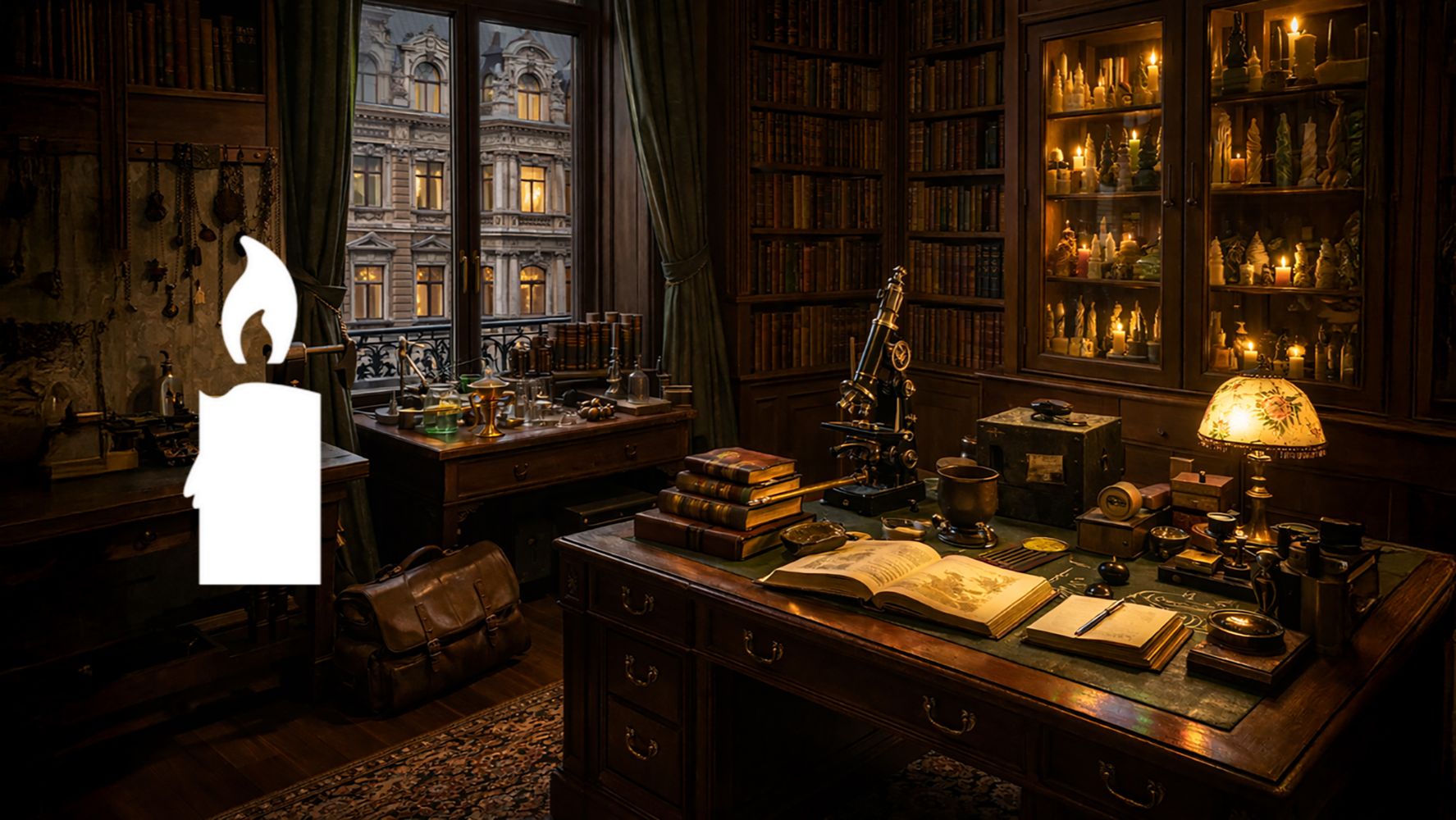 Симфоническая оркестровая музыка 4 часа 🎻 Кабинет мистического детектива для концентрации