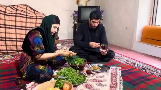 Жизнь кочевников в Иране .