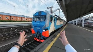 Машинист Поезда 🚇|Первый раз на ЭП2К в СМЕ-беру вас с собой