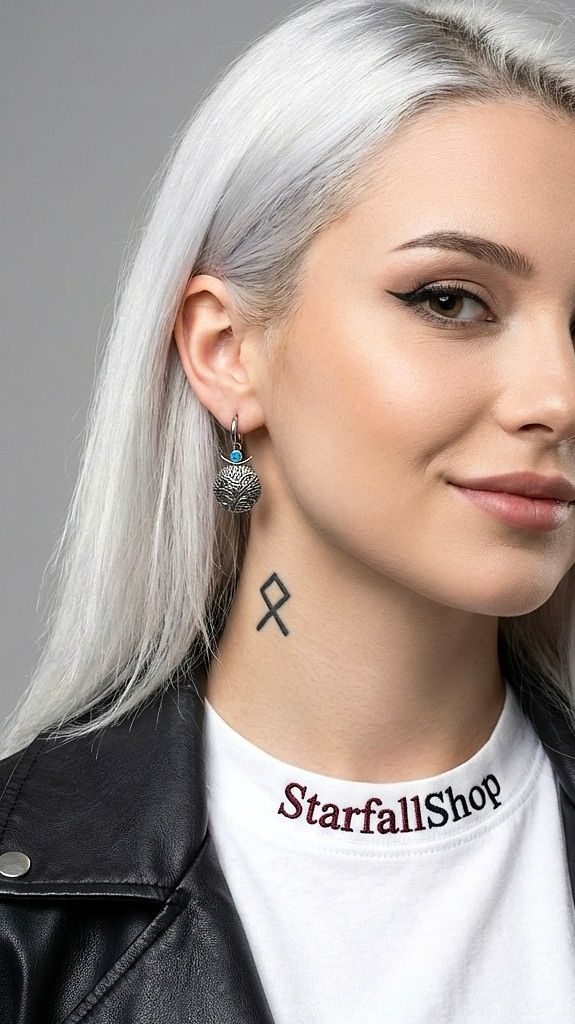 Серьги‑конго "Мифическое древо" от StarfallShop