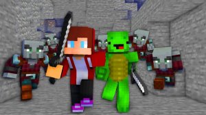 Джей Джей и Майки против Армии Призывателей. Майнкрафт Мультик