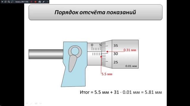 МСС 531 гр. 12.03.2026. Микрометры.