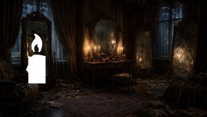 Меланхоличная музыка виолончель + орган 4 часа 🕯 Мистический особняк с зеркалами и призраками