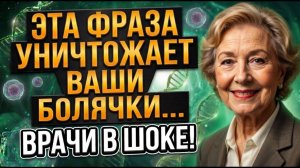 Как 1 Фраза УБИВАЕТ Корень Любой Болезни. Секрет Канадского Целителя который ПОТРЯС ВРАЧЕЙ...