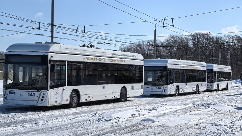 Подарок Рубцовску: пять новых троллейбусов выходят на маршруты