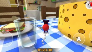 показал где находятся стикеры в большом доме в super bear adventure