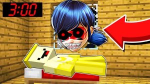 СТРАШНАЯ ЛЕДИ БАГ ПРИШЛА К БАНАНЧИКУ В 3 ЧАСА НОЧИ В МАЙНКРАФТЕ