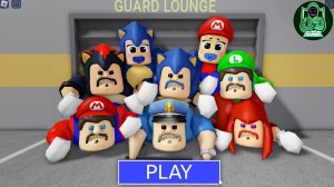 СЕМЬЕ МАРИО И СОНИКА БАРРИ НУЖНА ПОМОЩЬ! ПОЛНАЯ ВЕРСИЯ ИГРЫ #obby #Roblox